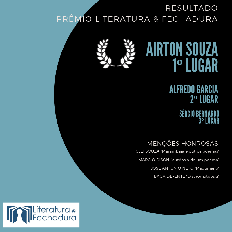 FECHADURA RESULTADO PRÊMIO - Resultado do 1º Prêmio Literatura & Fechadura - 2018