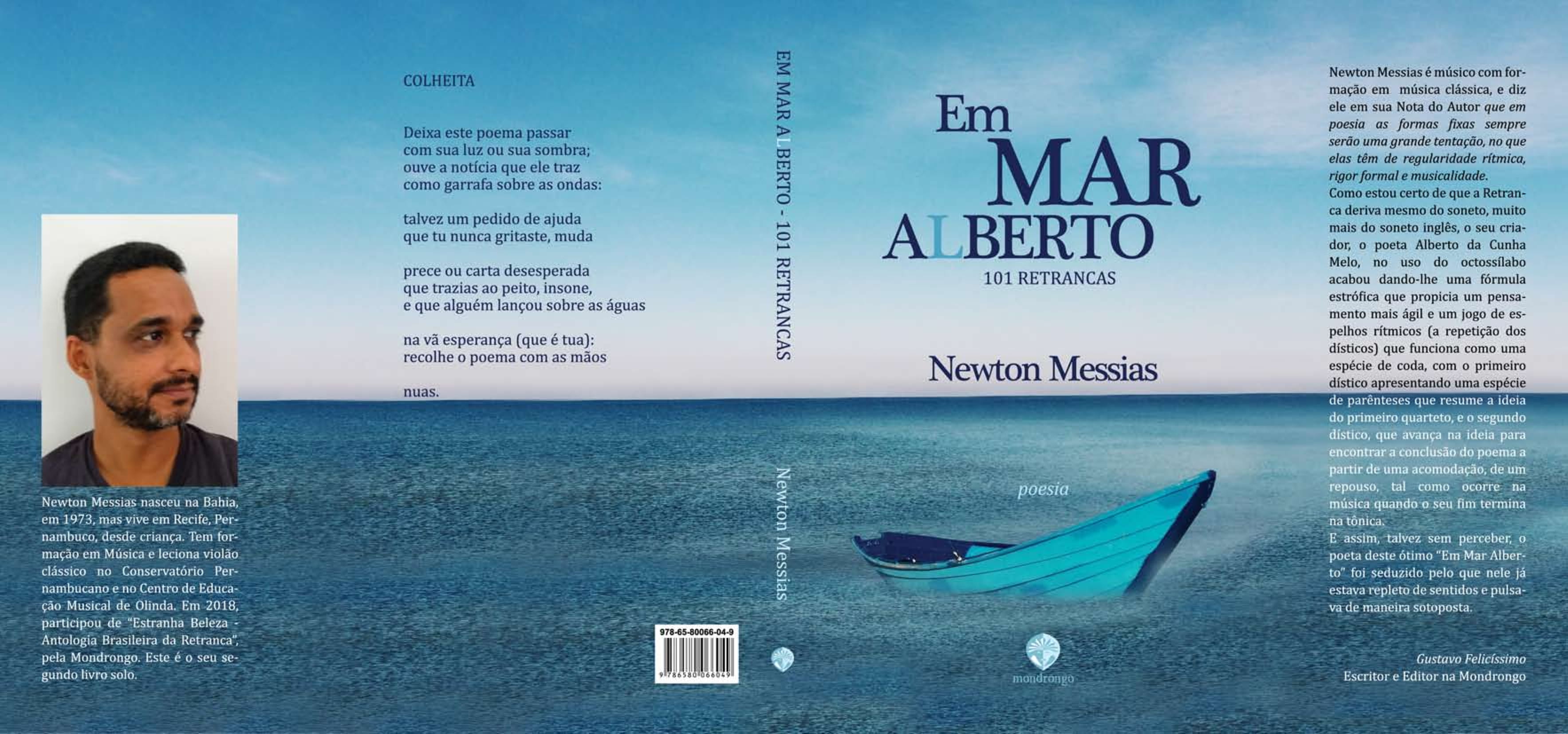 Em mar alberto CAPAABERTA 1 1 - Três poemas do livro "Em Mar Alberto: 101 retrancas" de Newton Messias