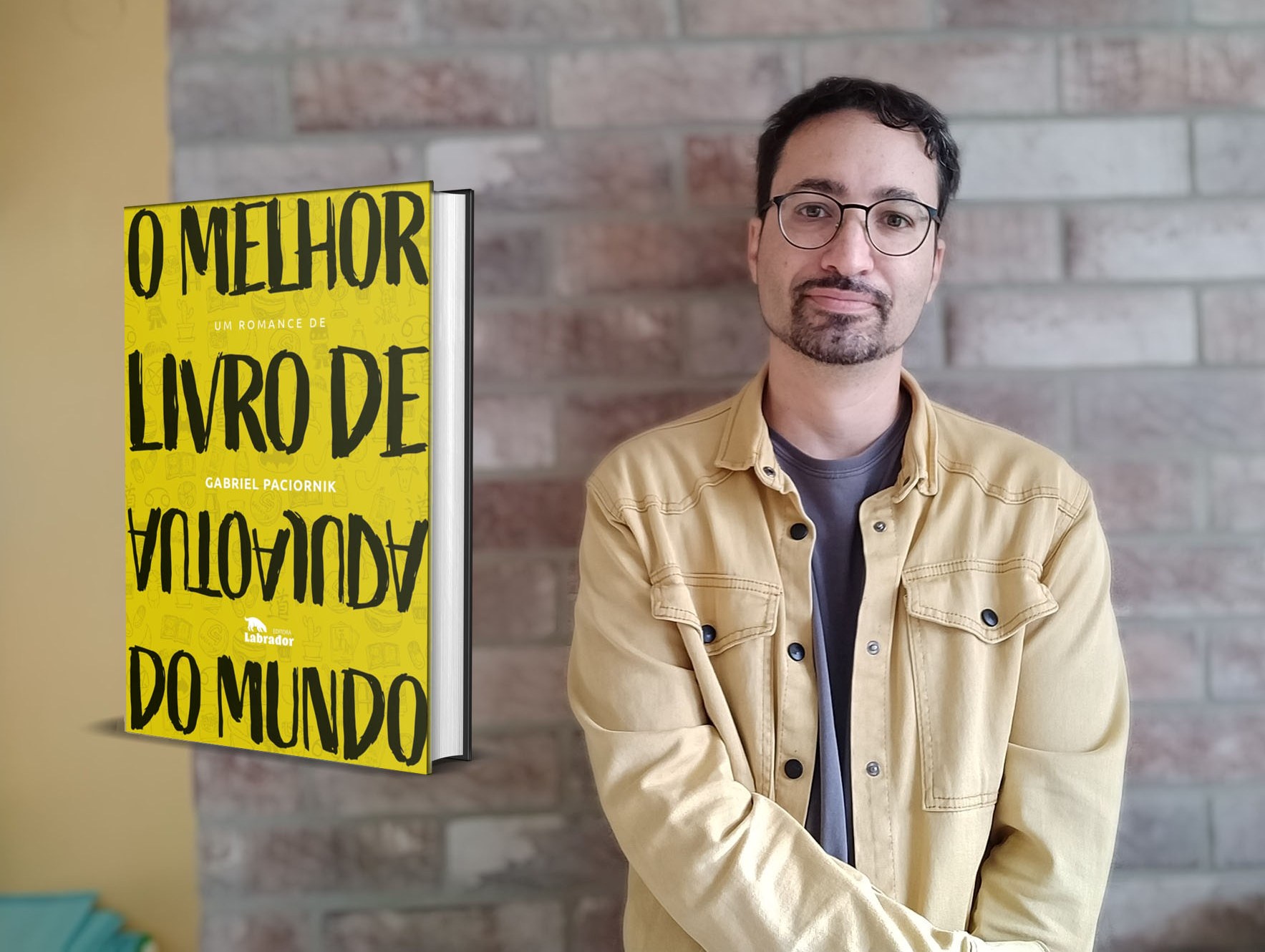 Gabriel Paciornik - Romance “O melhor livro de autoajuda do mundo” satiriza a vida social de um escritor | Fernando Andrade